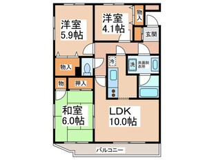 グランエクセル麻生中の物件間取画像